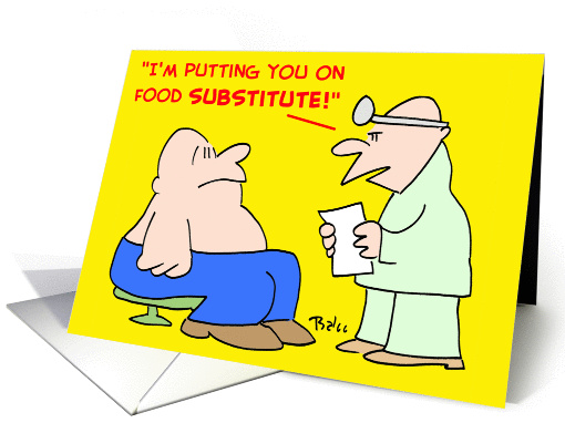 FOOD, SUBSTITUTE card (342373)