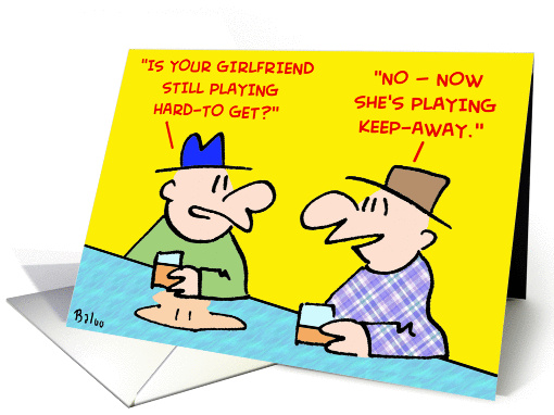 playing, keep-away card (355903)