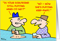playing, keep-away card