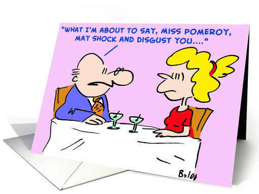 dating, shock, disgust card (357275)