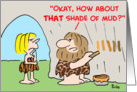 caveman, shade, mud card