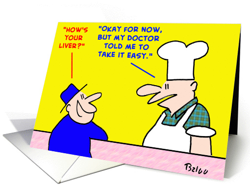 liver, medical, take, easy, restaurant card (365488)