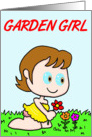 GARDEN GIRL card