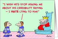 king, credibility,...