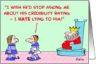 king, credibility, rating, lying, believe card