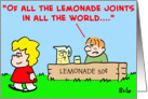lemonade, joints card