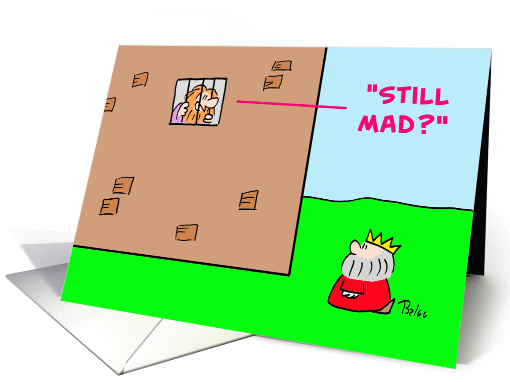 king, still, mad, prison card (384051)