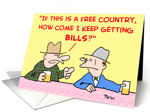 free, country, keep, getting, bills card (385896)