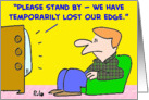 temporarily, lost, edge card
