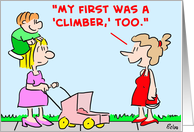 kids, baby, climber card