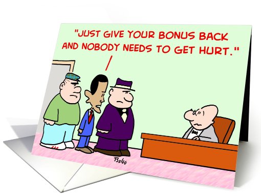 Barack, Obama, give, bonus, back card (405911)