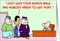 Barack, Obama, give, bonus, back card