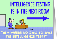 intelligence, testing, next, room card