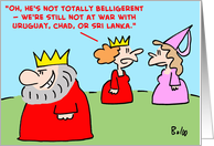 king, queen, totally, belligerent card