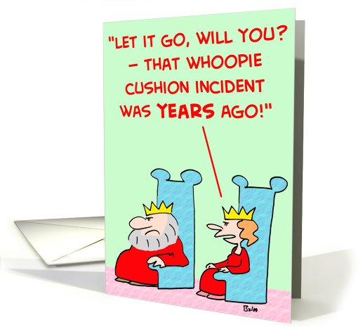king, whoopie, whoopee, cushion card (412928)