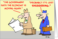 economy, moving, shuddering card