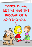income, 20-year-old card