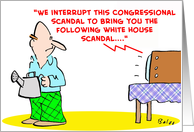 congressional, scandal, white, house card