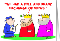 kings, arrows, crowns, full, frank, exchange, views card
