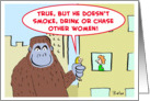 king, kong, smoke, drink, chase, other, women card