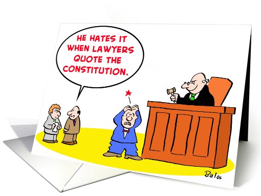 judge, lawyers, quote, constitution card (421807)