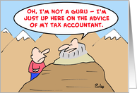 guru, advice, tax, accountant, taxes card