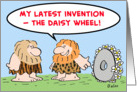 caveman, invention, daisy, wheel, computers card