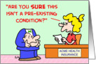 pre-existing, condition, insurance card