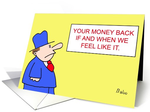 money, back, if, when, feel card (428233)
