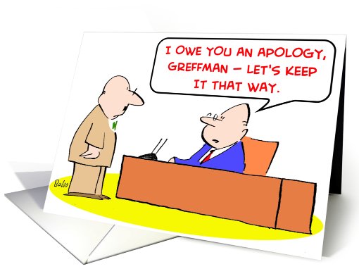 owe, apology, keep, that, way card (429833)