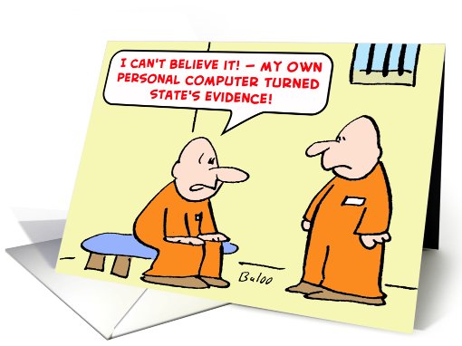 prisoners, evidence, computer card (434360)