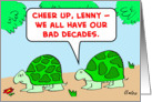 turtles, cheer, up, bad, decades card