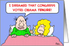 obama, congress, voted, tenure card