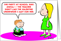 school, kids, teacher, valentine, underwear card
