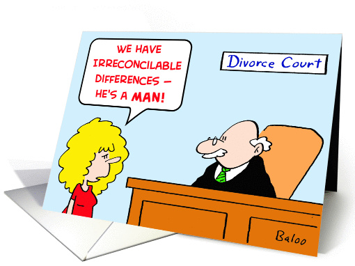 divorce, irreconcilable, differences card (449197)