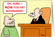 judge, criminal, set, boundaries card