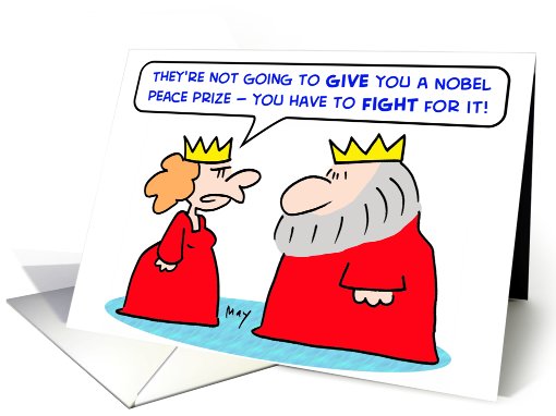 king, queen, nobel, peace, prize, fight card (451746)