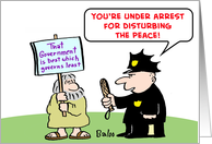 government, best, governs, least, arrest, disturbing, peace card