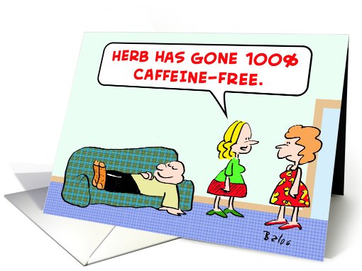 100%, caffein-free card (456518)