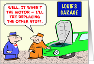 garage, motor, replace card