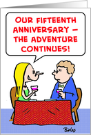 anniversary, adventure, continues card