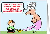 california, girls, genie card