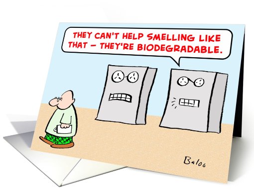 computers, smelling, biodegradable card (462724)