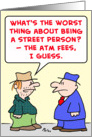 street, person, atm, fees card