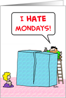 artist, sculptor, hate, mondays card