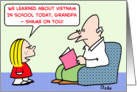 vietnam, school, grandpa, shame card