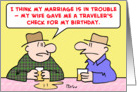 marriage, trouble, birthday card