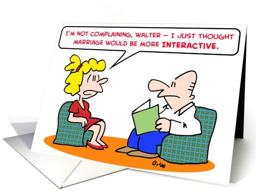 marriage, interactive card (504957)