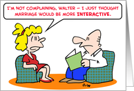 marriage, interactive card