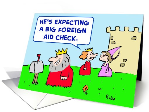 king, foreign, aid, check card (516450)